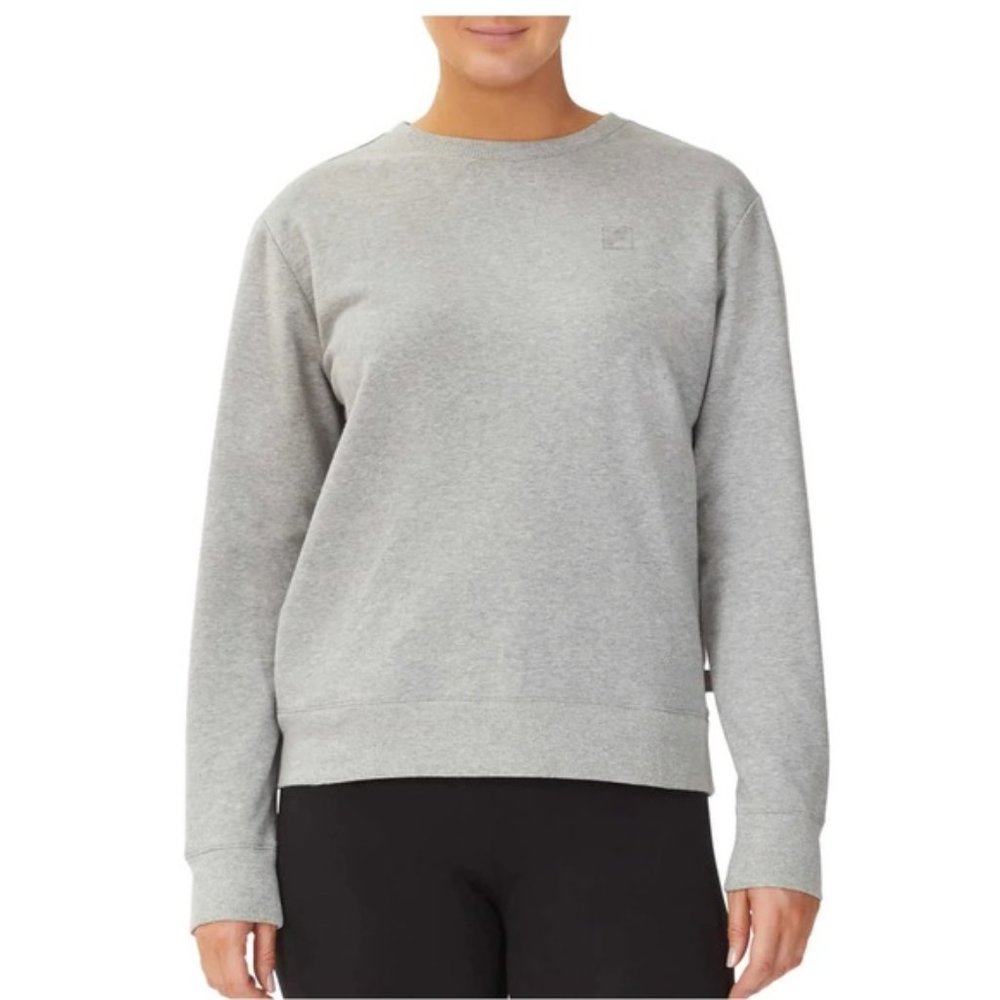 Fila Women's French Terry Crewneck Sweater Grey